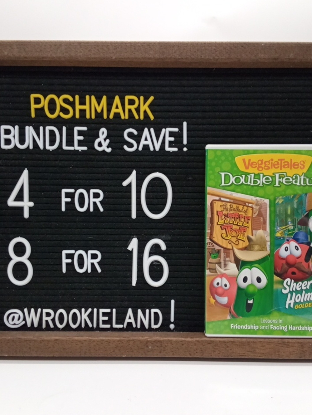 VeggieTales Little Joe\Sheerluck Holmes 2-Feature DVD#J82